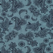 SWEAT MELANGE PAISLEY RAUCHBLAU MELIERT (thumbnail)