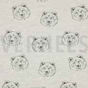 SWEAT GEMÊLEERD BEREN ECRU GEMÊLEERD (thumbnail)