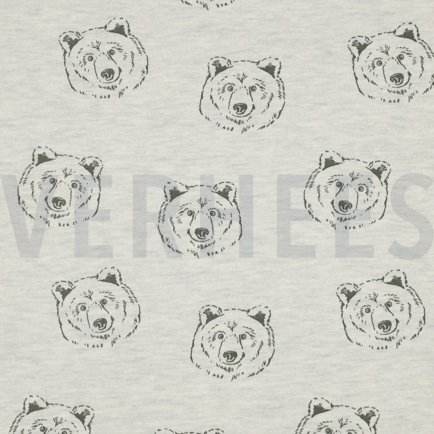 SWEAT MELANGE OURS ÉCRU MÉLANGÉ (hover)