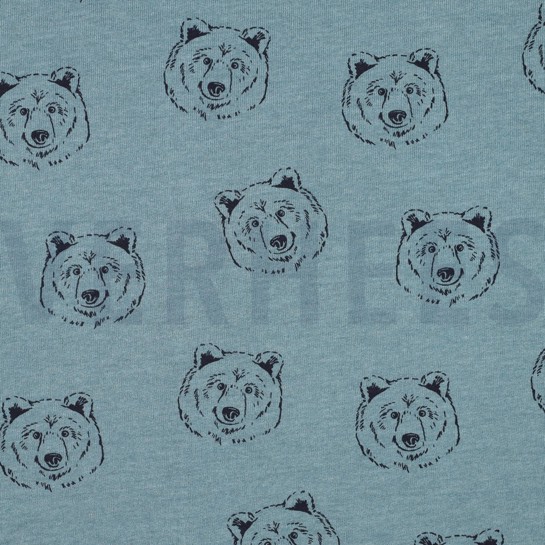 SWEAT MELANGE OURS BLEU FUMÉ MÉLANGÉ #7