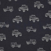 JERSEY MELANGE CARS INDIGO MELANGE (thumbnail)