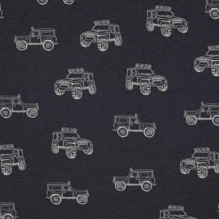 JERSEY MELANGE AUTO’S INDIGO GEMÊLEERD (hover)