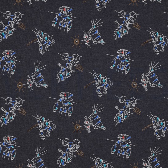 JERSEY MELANGE ROBOTER INDIGO MELIERT #7