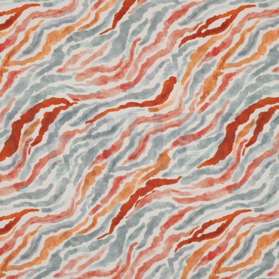 VISCOSE ROSELLA STRETCH DIGITAAL DIERENHUID ECRU #7