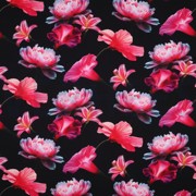 VISCOSE RADIANCE DIGITAL FLOWERS BLACK (thumbnail)