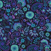 LENZING™ ECOVERO™ DIGITAL PAISLEY BLACK (thumbnail)