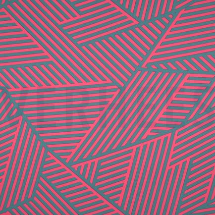 MAGNOLIA STRETCH GEOMETRISCH FUCHSIA (hover)