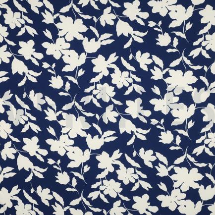 MAGNOLIA STRETCH BLOEMEN MARINEBLAUW (hover)