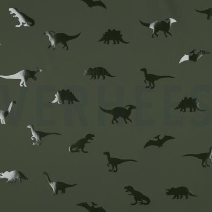 REGENMANTEL DINOSAURIER DUNKELGRÜN (hover)