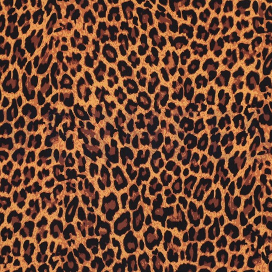 LENZING™ ECOVERO™ DIGITAAL ANIMAL SKIN BRUIN #7