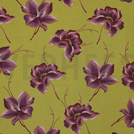 VISCOSE RADIANCE FLOWERS GREEN (hover)