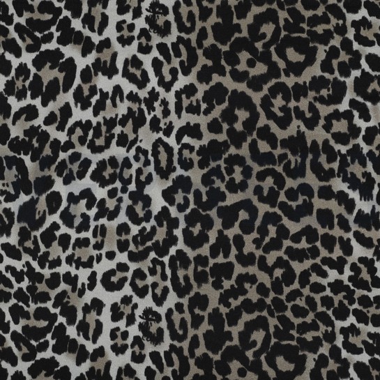 VISCOSE JERSEY DIGITAAL DIERENHUID ZWART #7