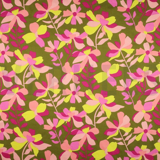 COTTON SATIN CLOVERDALE NERIDA HANSEN MOSS GREEN #7