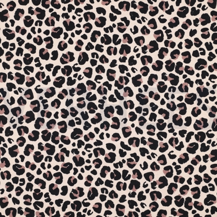 FRENCH TERRY DIGITAL LUSTIGE GESICHTER BEIGE (hover)