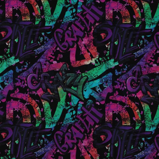 JERSEY DIGITAL GRAFFITI PURPLE #7