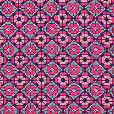 LENZING™ ECOVERO™ DIGITAL GEOMETRIC FUCHSIA (hover)