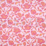 LENZING™ ECOVERO™ FLEURS ROSE CLAIR (thumbnail)