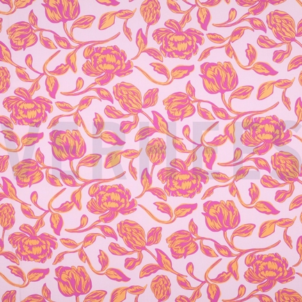 LENZING™ ECOVERO™ BLUMEN HELLROSA (hover)