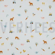 FINE POPLIN FARM LIFE WHITE (thumbnail)