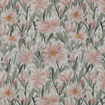 DOUBLE GAUZE DIGITAAL BLOEMEN WIT (hover)