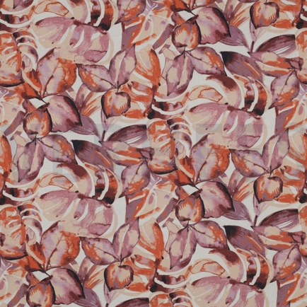 CANVAS DIGITAL BLÄTTER LILA/VIOLETT (hover)