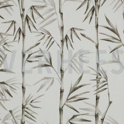 TOILE DÉCORATION DIGITAL BAMBOU ÉCRU (hover)