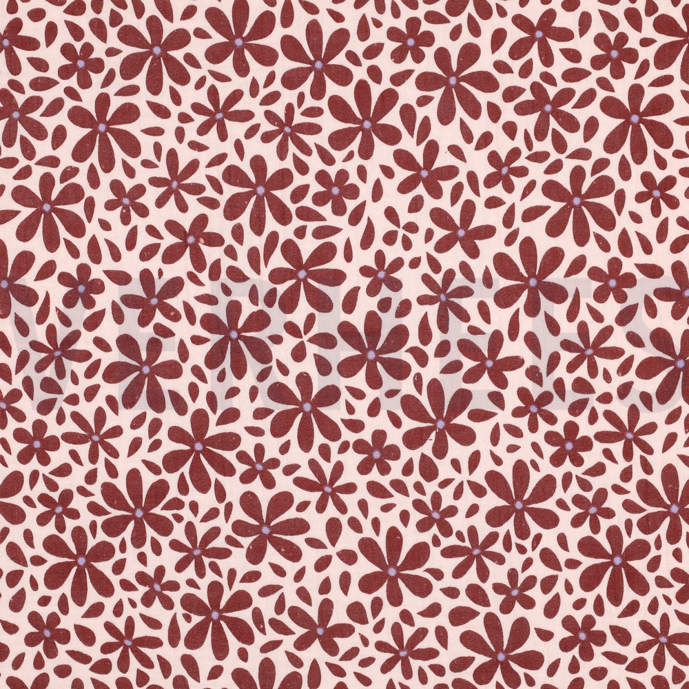 DOUBLE GAUZE FLOWERS PEACH