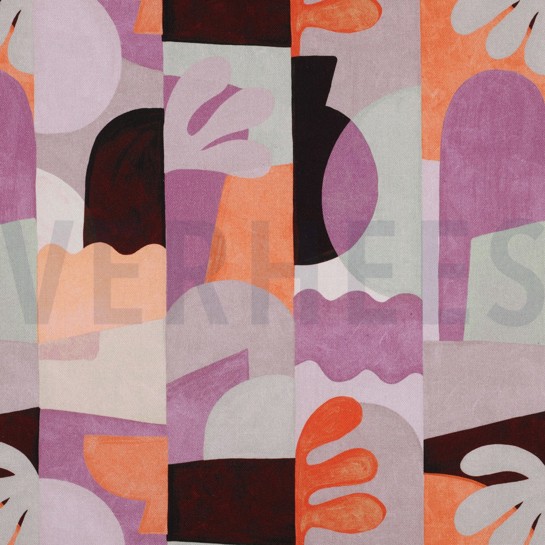 CANVAS DIGITAAL ABSTRACT LILA #7