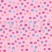 POPELINE DE COTON AMOUR ROSE CLAIR (thumbnail)