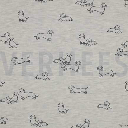 SWEAT MELANGE HONDEN ECRU GEMÊLEERD (hover)