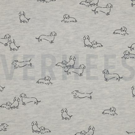 SWEAT MÉLANGE CHIENS ÉCRU MÉLANGÉ (hover)