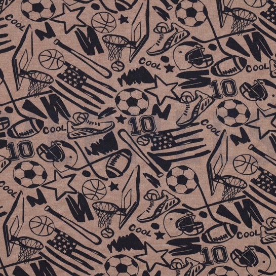 SWEAT MELANGE SPORTS TAUPE CHINÉ #7