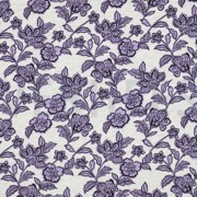 SWEAT MELANGE FLOWERS ECRU MELANGE-PURPLE (thumbnail)