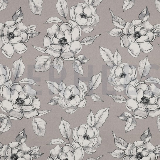 CANVAS DIGITAAL BLOEMEN TAUPE #7