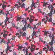 COTON VOILE DIGITAL FLEURS FUCHSIA (thumbnail)