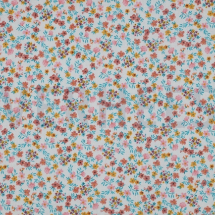 DOUBLE GAUZE GOTS DIGITAAL BLOEMEN ROZE (hover)