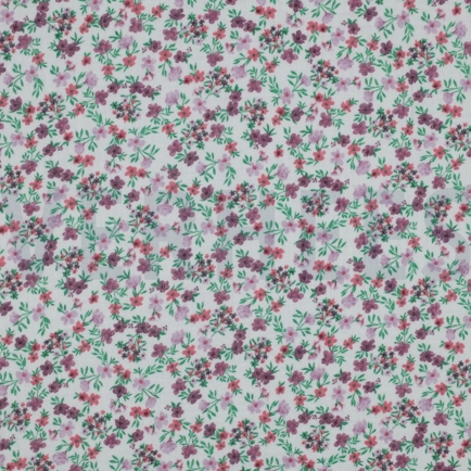 DOUBLE GAUZE GOTS DIGITAAL BLOEMEN DRUIFPAARS (hover)