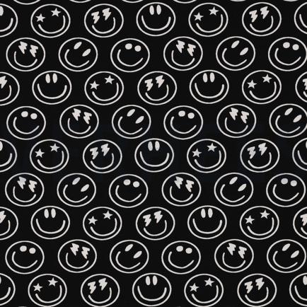 JERSEY HAPPY FACES BLACK (hover)