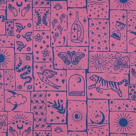 FINE POPLIN BOHO FUCHSIA (hover)