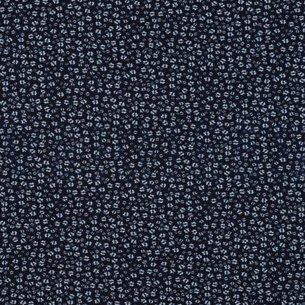 BAMBOE KATOEN JERSEY BLOEMEN MARINEBLAUW (hover)