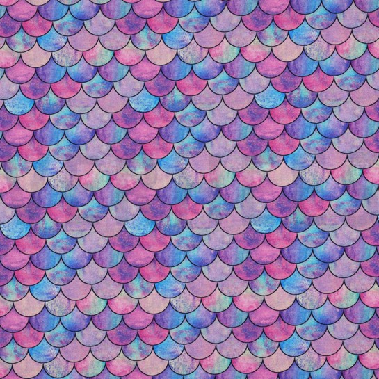 JERSEY DIGITAL MERMAIDS PINK #7
