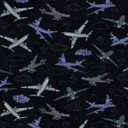 JERSEY DIGITAAL VLIEGTUIGEN MARINEBLAUW (thumbnail)