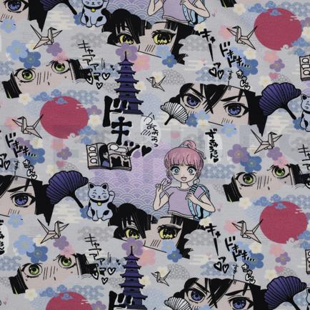 JERSEY DIGITAL MANGA GRIS CLAIR (hover)