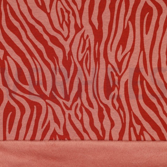 PURRING FUR ANIMAL SKIN DARK CORAL #7