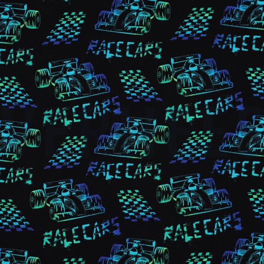 JERSEY DIGITAL VOITURES DE COURSE BLEU #7