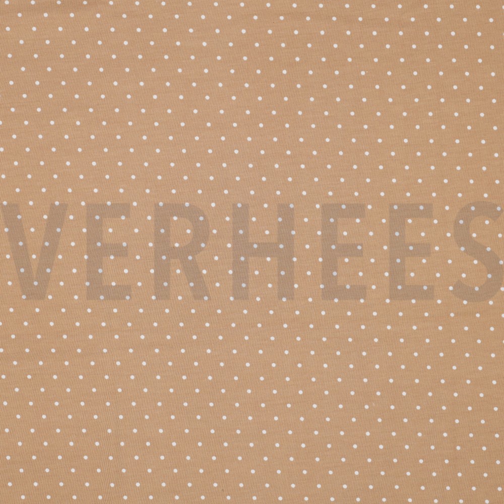 JERSEY DOTS CAPPUCCINO