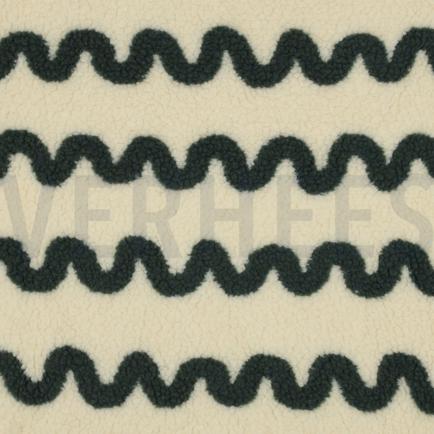 TEDDY JACQUARD VAGUES VERT ARMÉE (hover)
