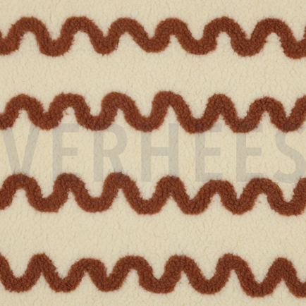 TEDDY JACQUARD WAVES CAMEL (hover)