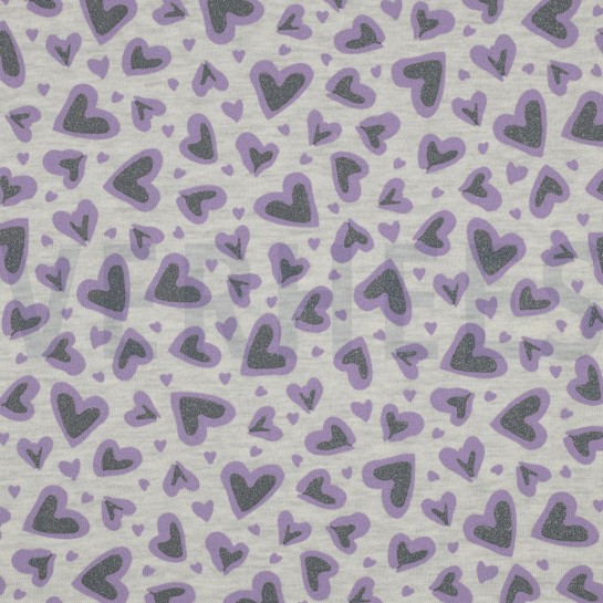 SWEAT MELANGE GLITTER LUIPAARD HARTEN ECRU GEMÊLEERD #7