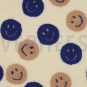 TEDDYSTOFF JACQUARD HAPPY FACES ECRU (thumbnail)